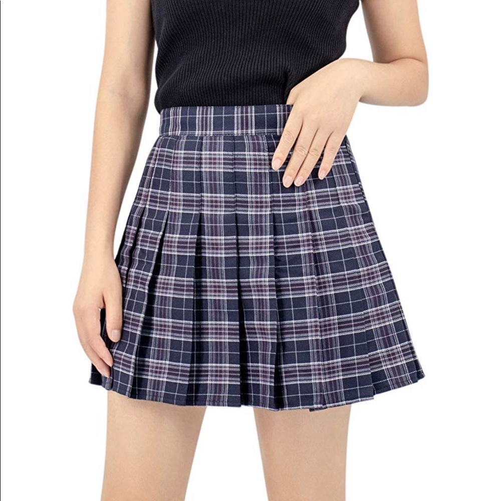 Plaid School Girl Skirt